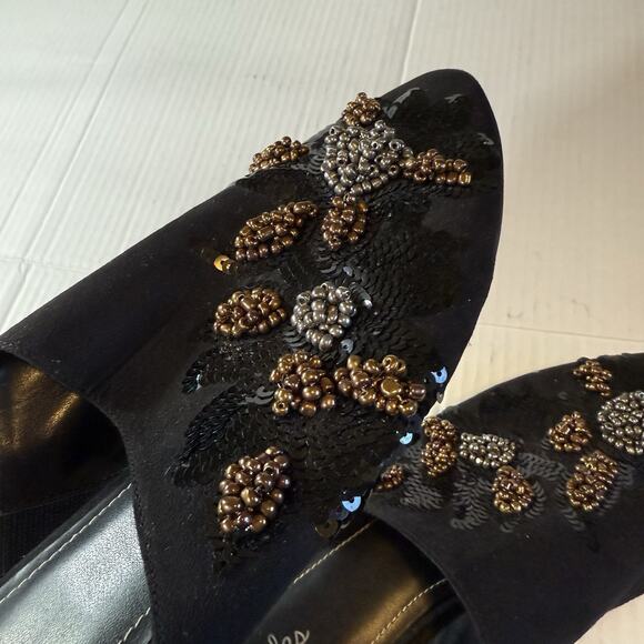 Charles by Charles David Women's Size 10M Fickle Beaded Embellished Mule Black - Picture 11 of 11